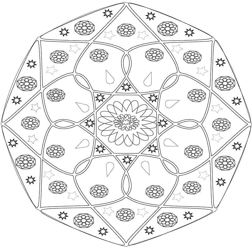 Mandalas Abstraits 53